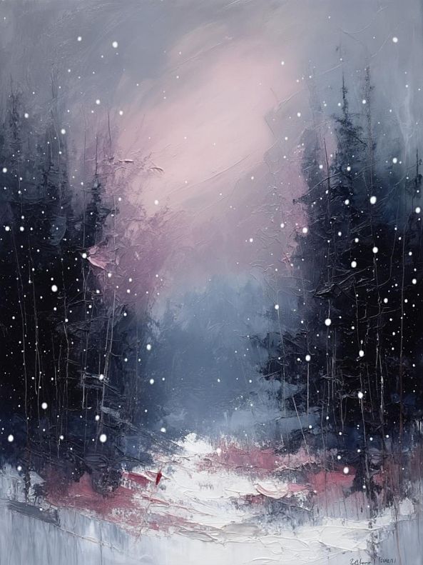 Shadows beyond the horizon, Nature, landscape, autumn colors, decor Expressionism-Olivia Maro