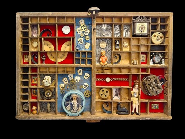 Le temps qui passe horloge-Olivier Mounier