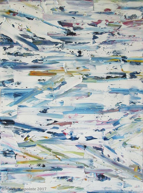 Bourrasque de neige  / Snow Gust 4 (VENDU/SOLD)-Maryse Lapointe