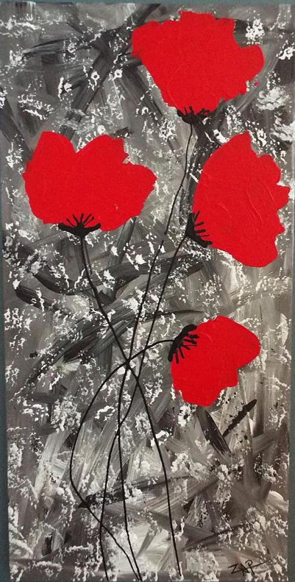 Coquelicots-Johanne Desjardins