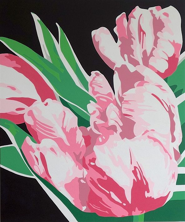 Pink Parrots-Susan Porter