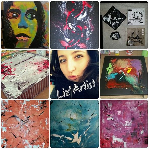 Petit panel de mes dernières oeuvres-Liz Artist