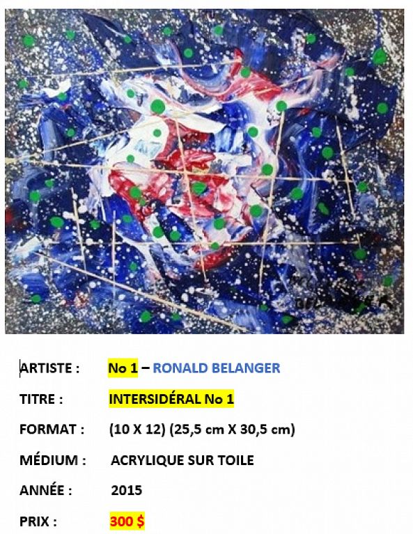 Intersidéral No 1-Ronald Belanger