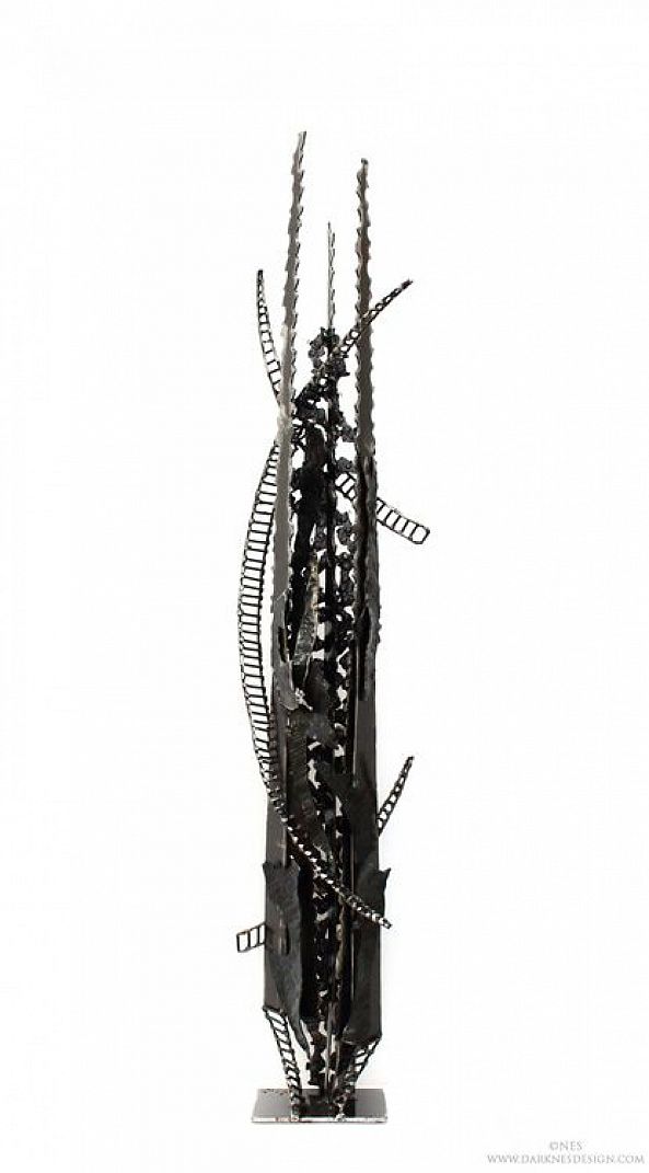 Lune noire-NES _sculpteur_métal