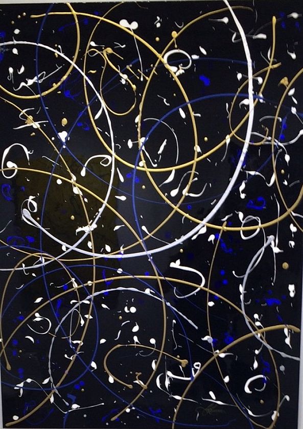 Lune bleue et Perles d'Or-France Lussier