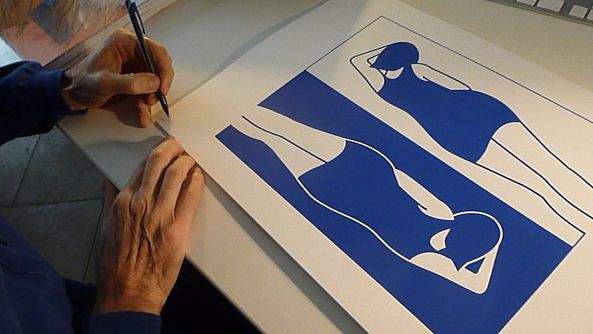 Claire De Lune - Sérigraphie-FANJOUX FABRICE