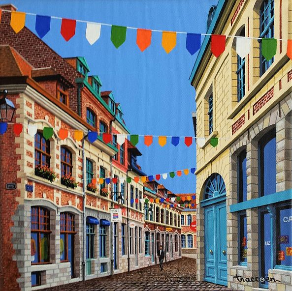 Lille, rue des Vieux Murs-Thierry Traccoën