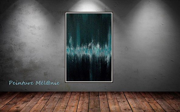 ondes gris-Peinture Melanie