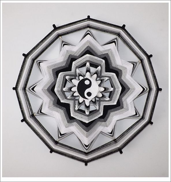 Mandala «Ying Yang»-Daniele Petersen