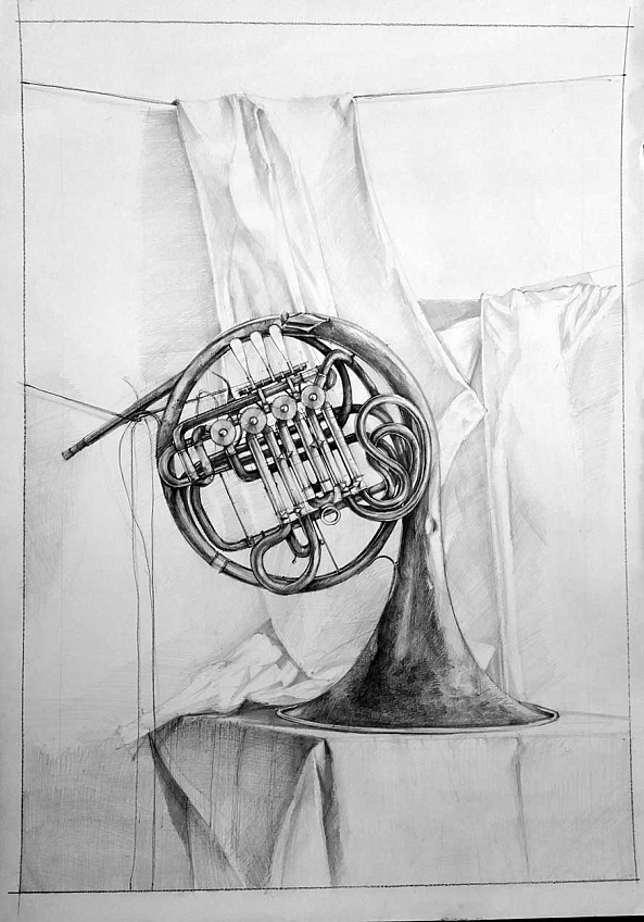 Still life with french horn-Vlad Bucur