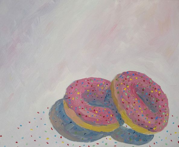 PINK STRAWBERRY DONUTS :D-Magdalena M?dzkiewicz