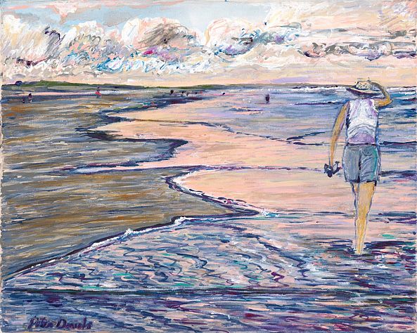 Bonnie at the beach.-Peter Daniels