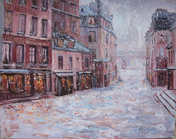 "Rue du Haut-Pave", Paris 1858 y-Slobodan Paunovic