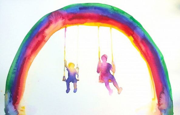 Summer days, childhood and rainbow -marija colic