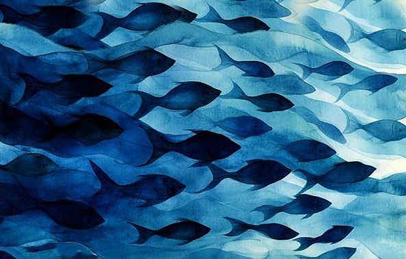 sea-world in bleu-ELIE _artiste