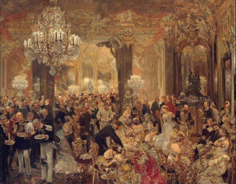 Adolph Menzel - Das Ballsouper