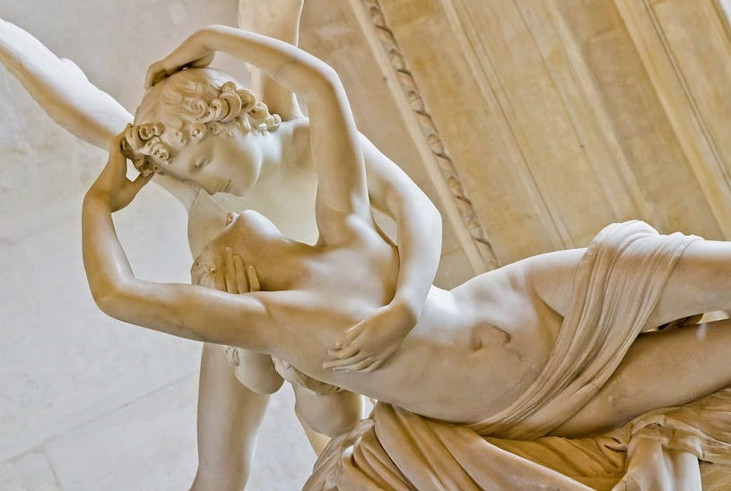 Antonio Canova's Psyche Revived by Love's Kiss