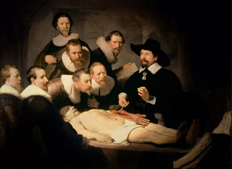 The Anatomy Lesson of Dr. Nicolaes Tulp.